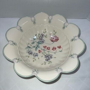 Lenox Spring Bouquet Centerpiece Bowl 10” NWT